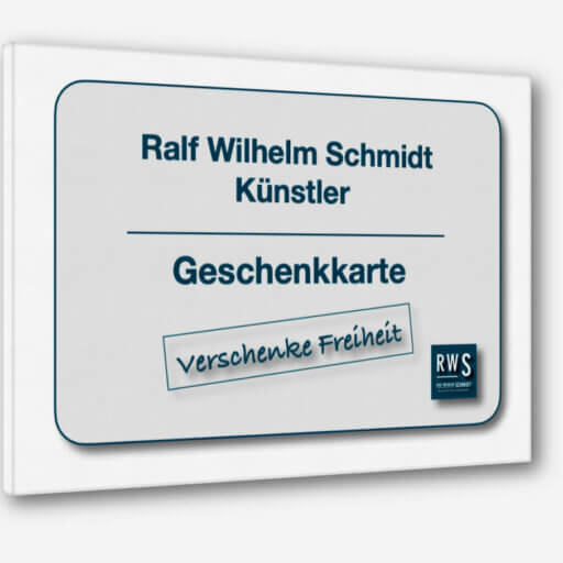Geschenkkarte von Ralf Wilhelm Schmidt,
