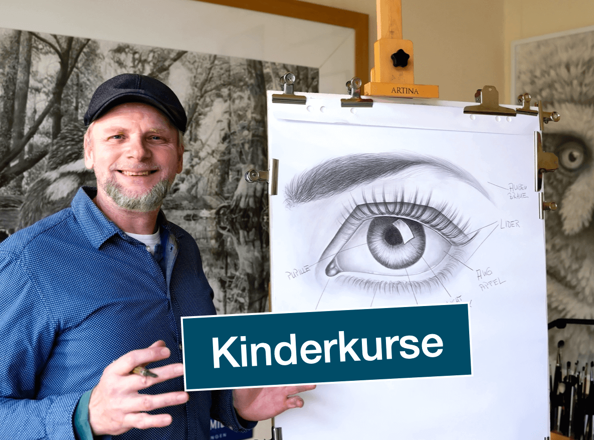 Augen zeichnen lernen-der  Zeichenkurs von Ralf Wilhelm Schmidt