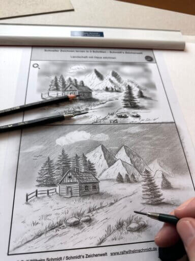 Landschaft zeichnen