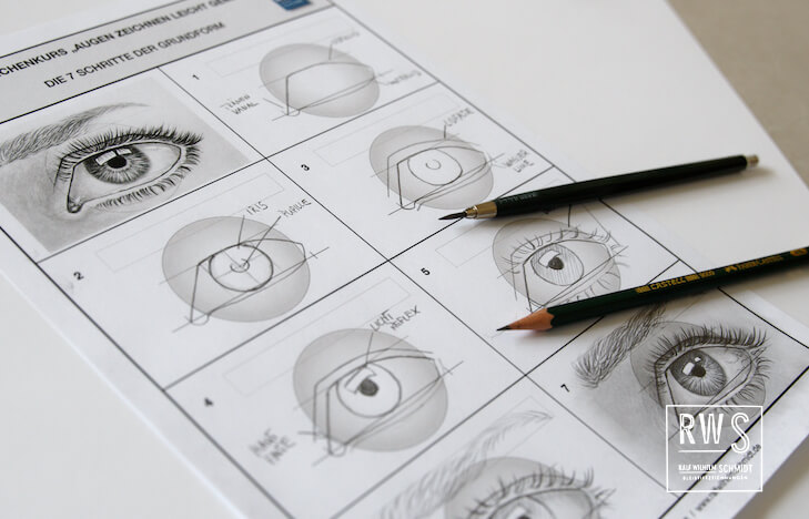 Zeichnen lernen Augen