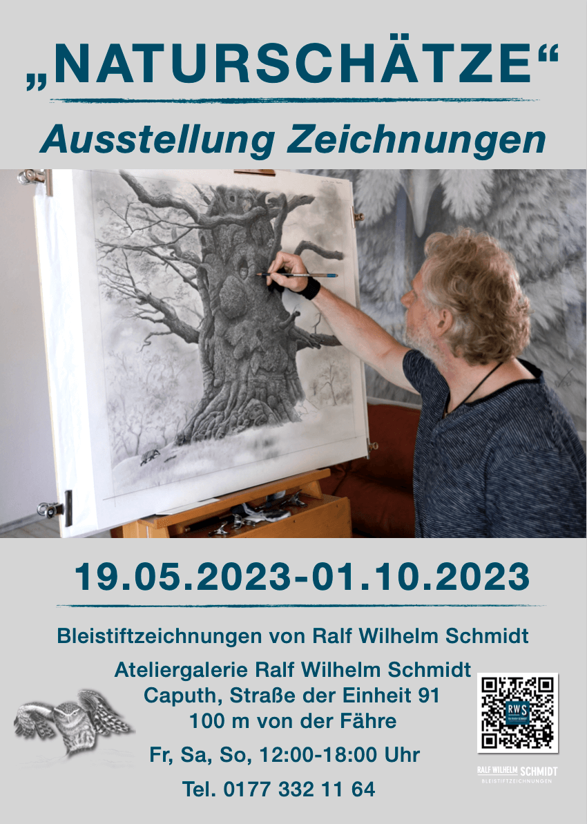 Ausstellung Zeichnungen von Ralf Wilhelm Schmidt 