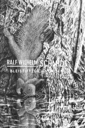 Zeichnung Eichhörnchen, der Kuss