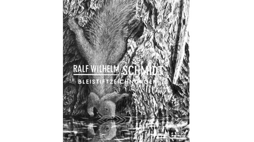 Zeichnung Eichhörnchen, der Kuss
