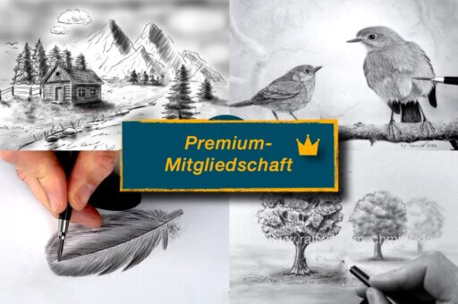 Akademie Schmidt's Zeichenwelt-Zeichnen lernen- Premium-Mitgliedschaft
