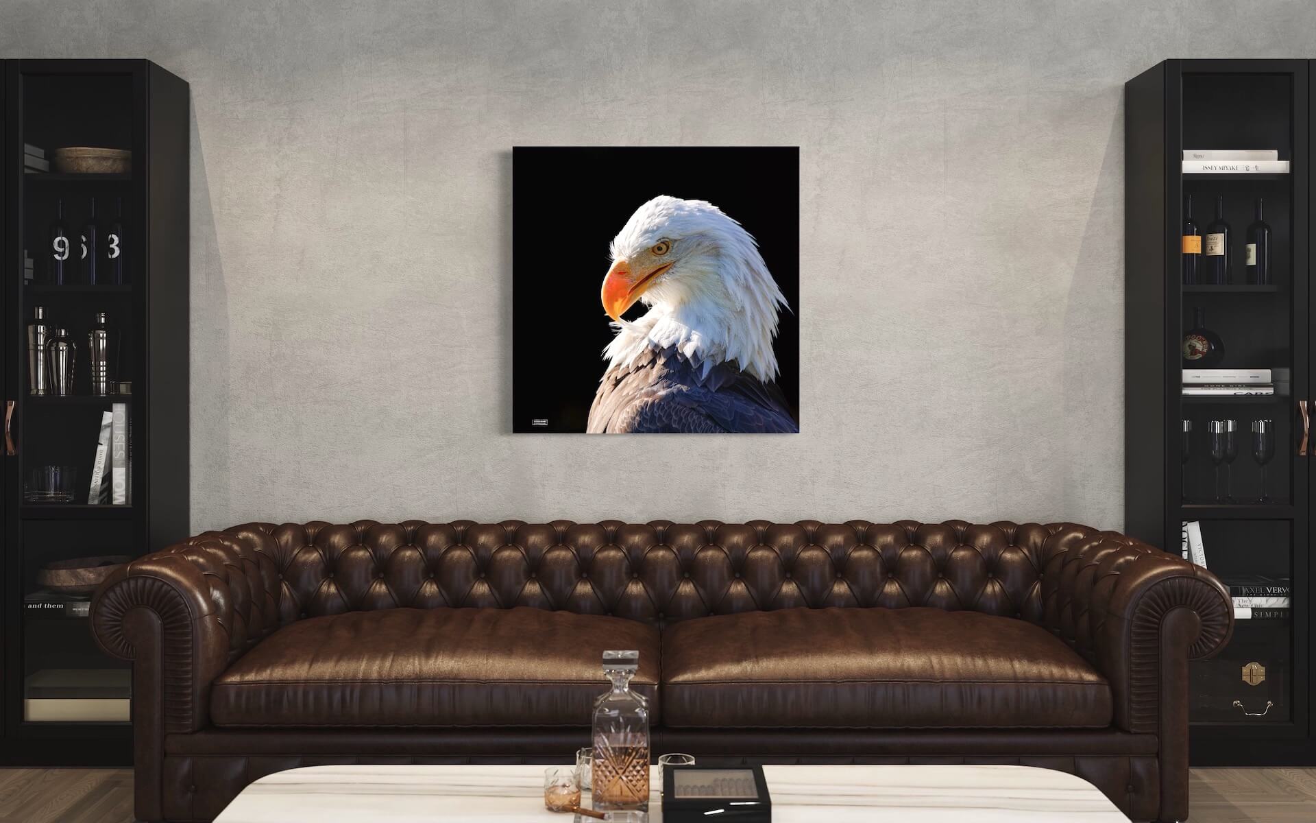 Adler Wandbild